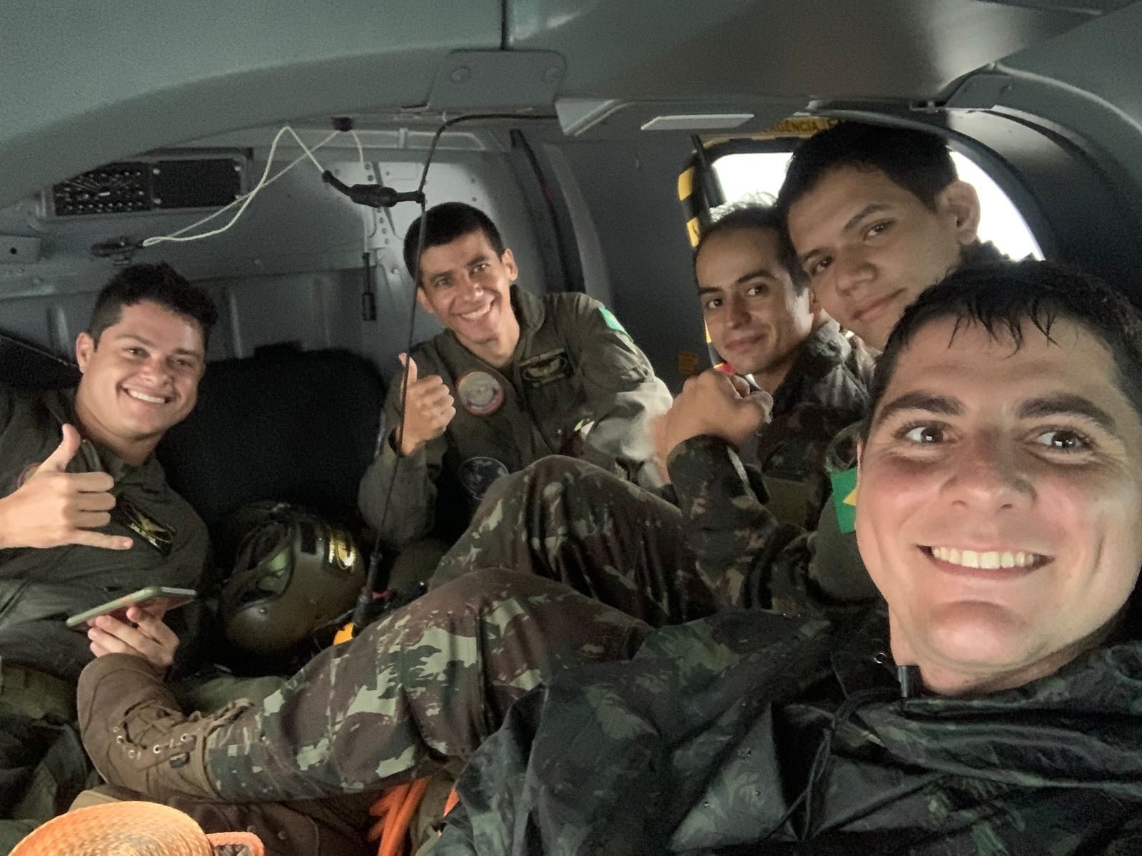 Equipe do resgate aéreo do Thomas, Força Aérea Brasileira